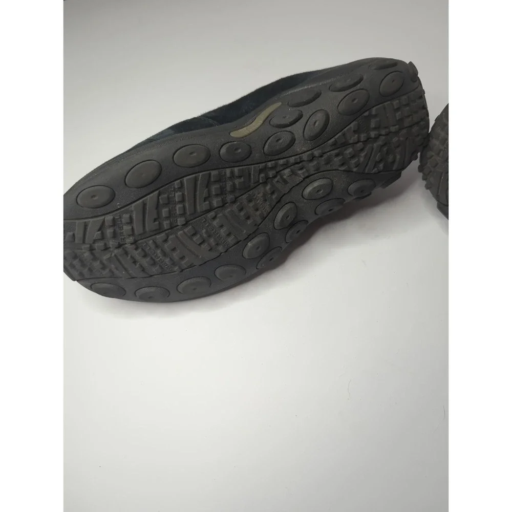 MERRELL Jungle Moc Midnight Black Suede shoes Mens 8 J52929 Slip on Waterproof
